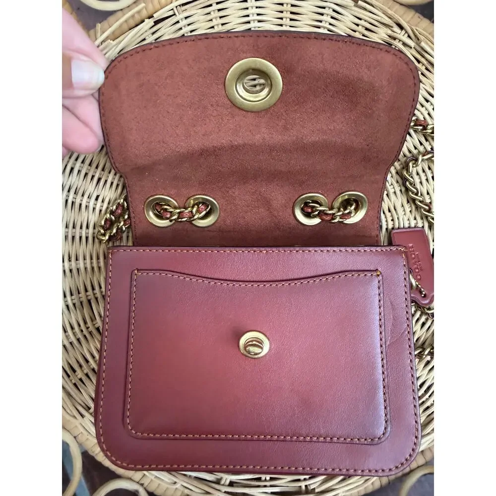 Coach Women's Coated Canvas Signature Madison Shoulder Bag - Tan Rust
